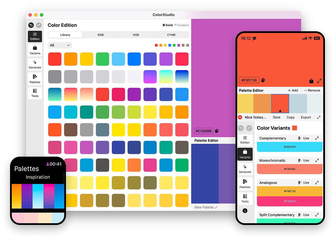 ColorStudio App Interface